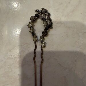 Vintage Hairpin with Decorative Stones